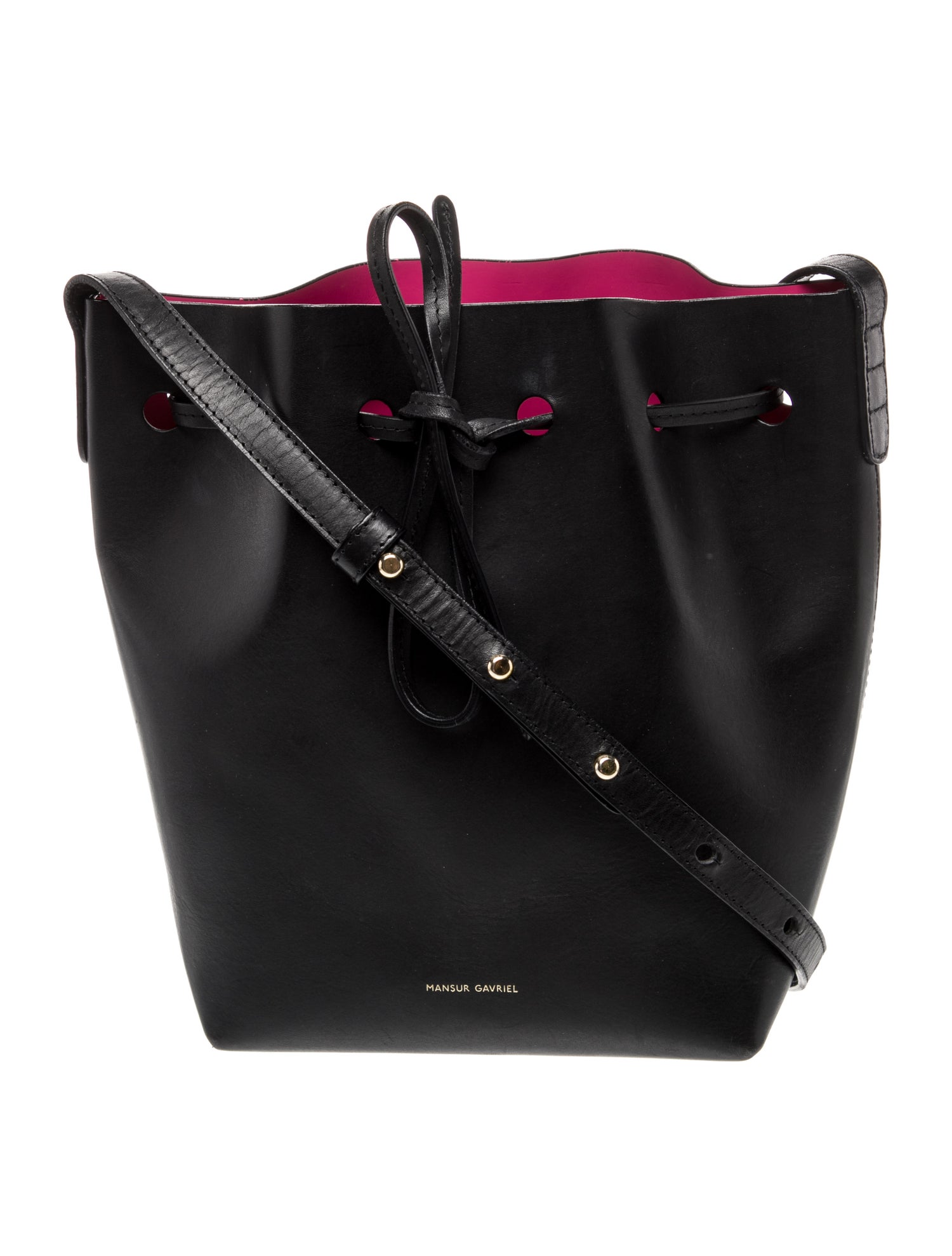 Mansur Gavriel Leather Bucket Bag