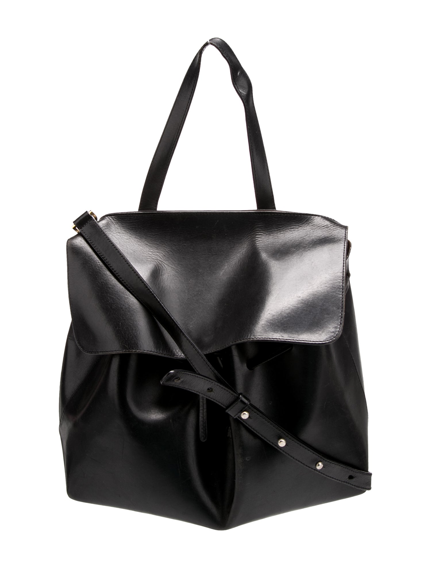 Mansur Gavriel Leather Top Handle Bag