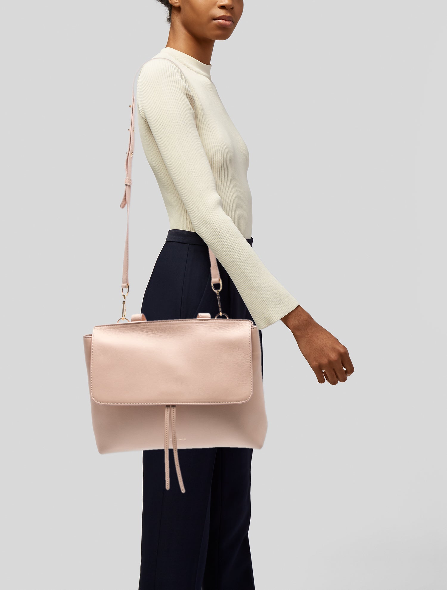 Mansur Gavriel Leather Shoulder Bag