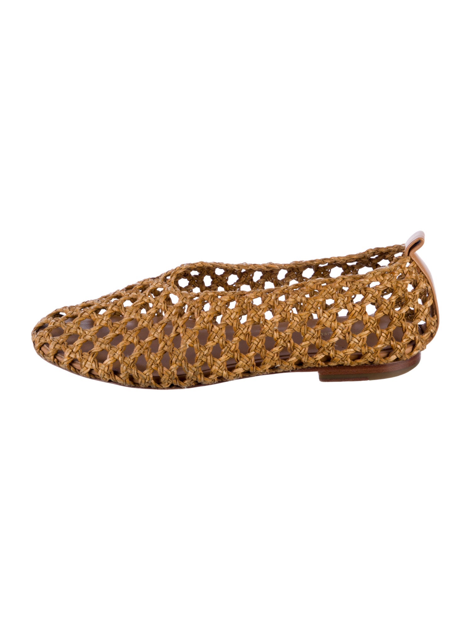 Mansur Gavriel Raffia Ballet Flats