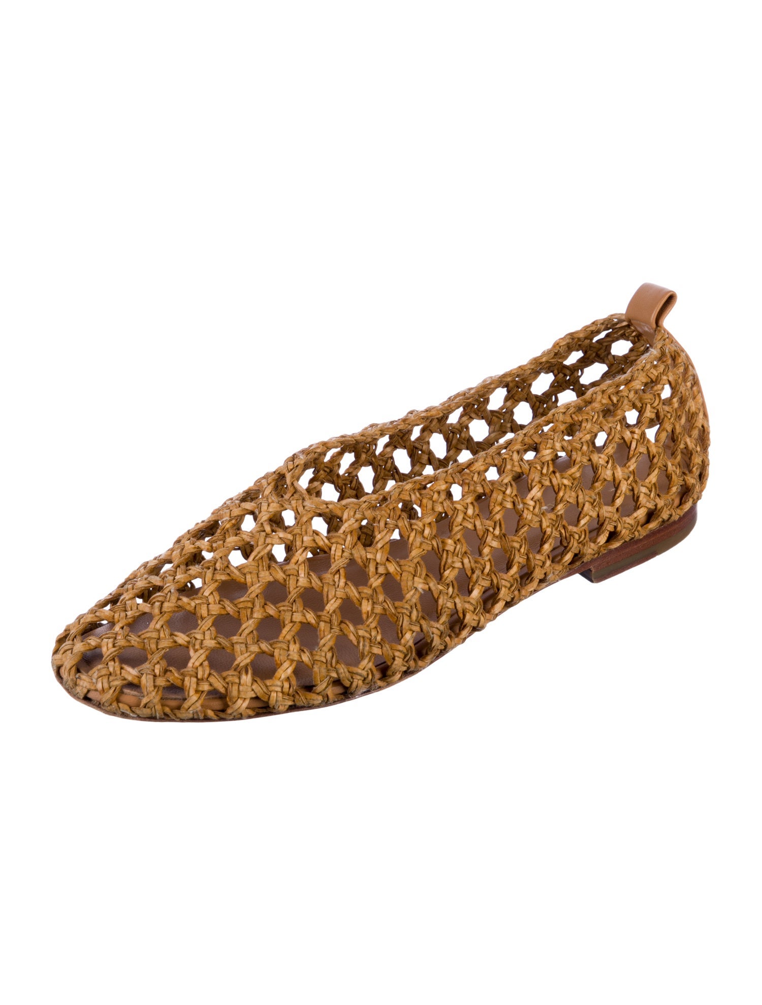 Mansur Gavriel Raffia Ballet Flats