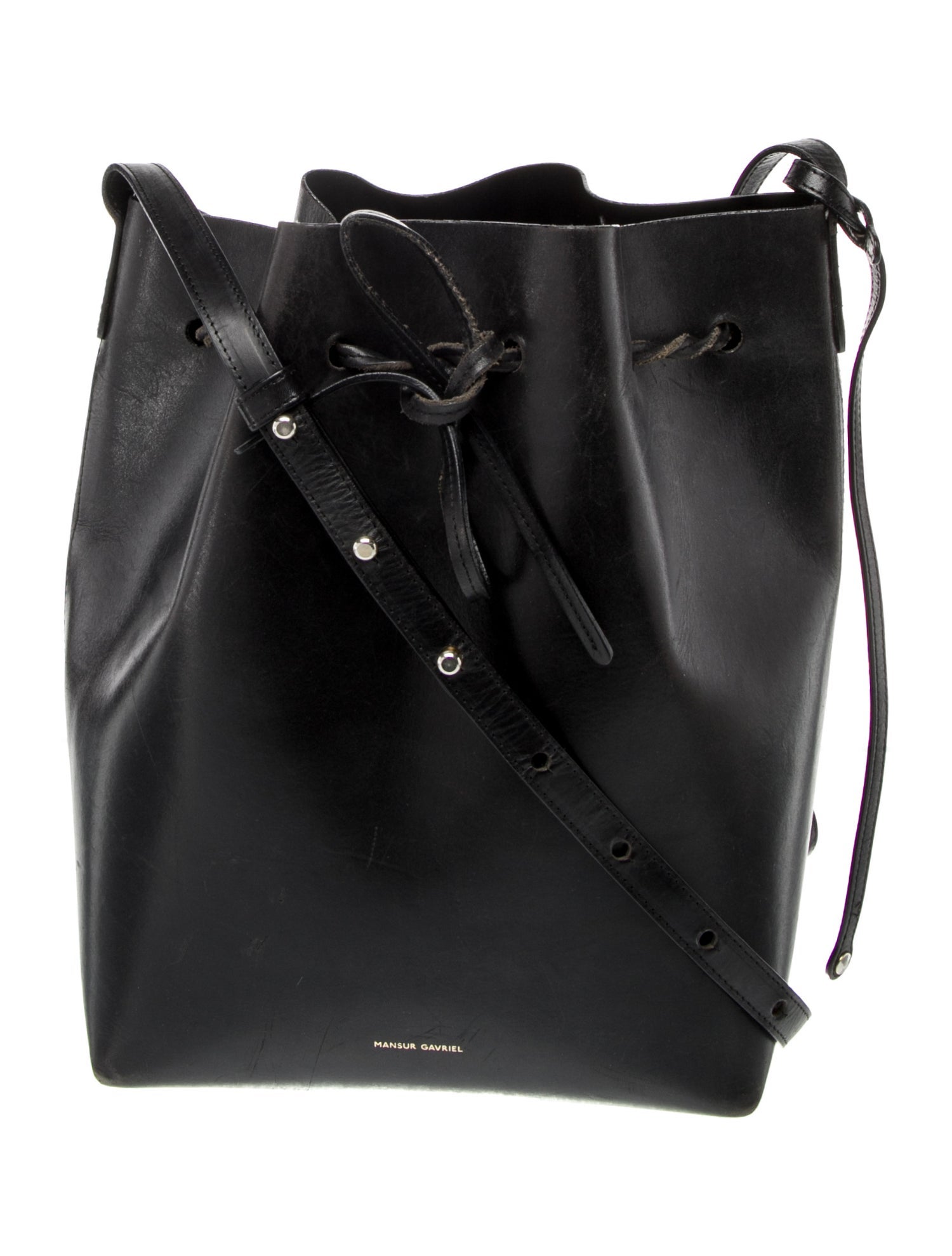 Mansur Gavriel Leather Bucket Bag