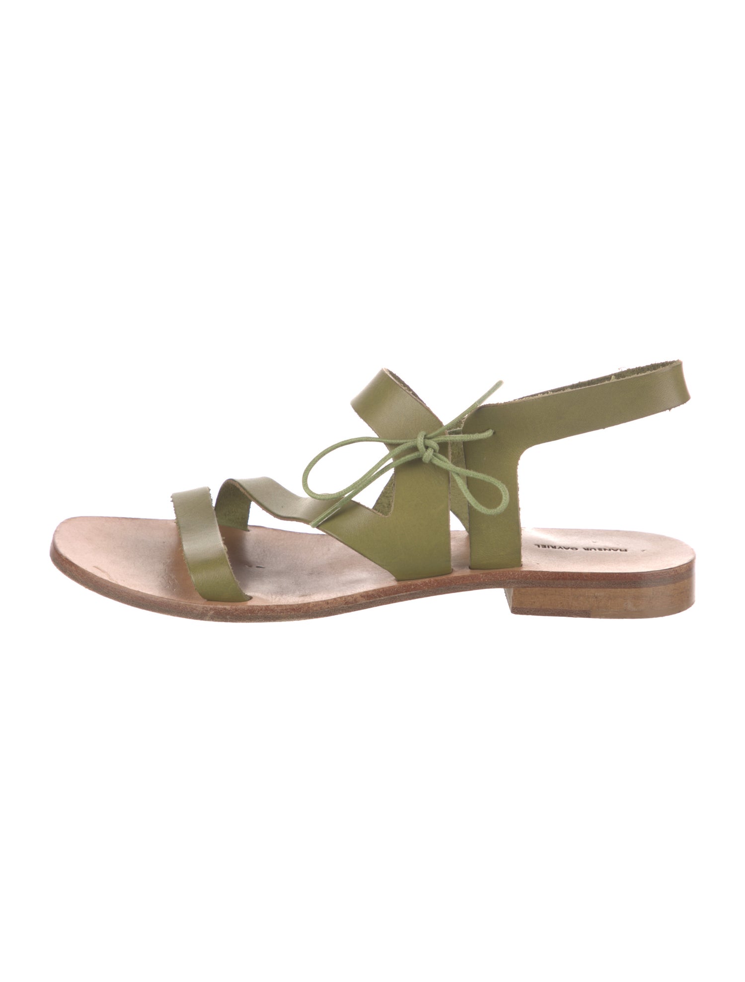 Mansur Gavriel Leather Slingback Sandals