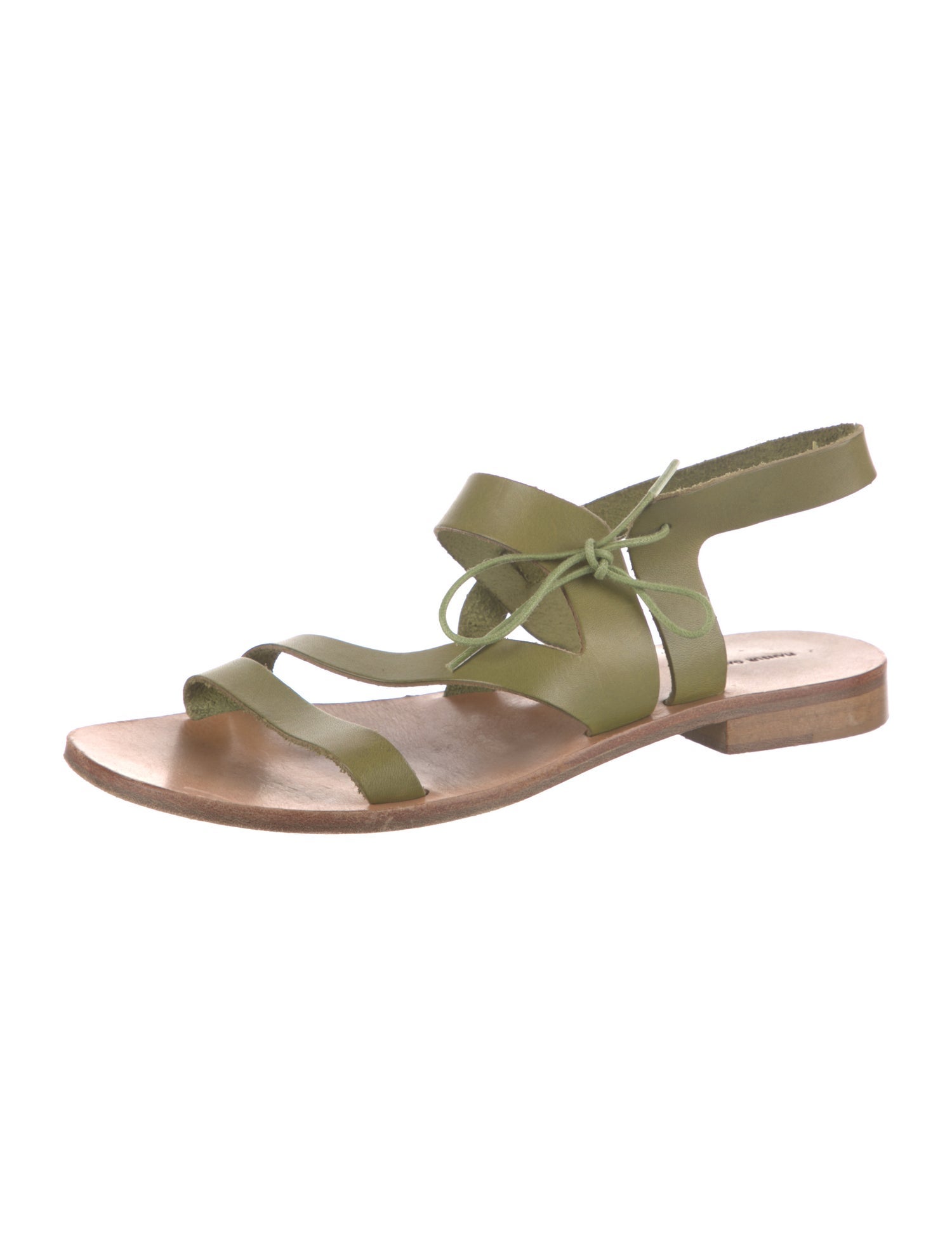 Mansur Gavriel Leather Slingback Sandals