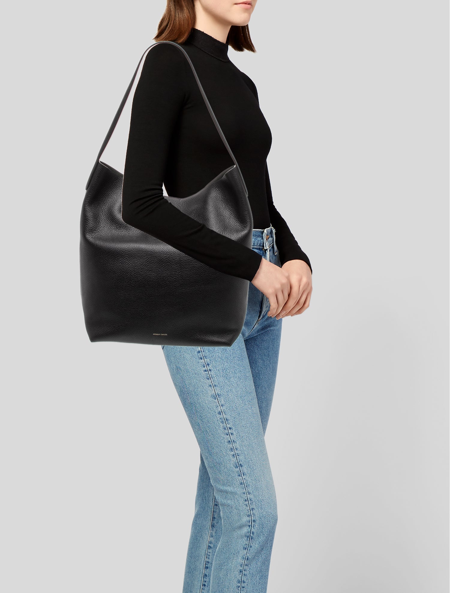 Mansur Gavriel Leather Bucket Bag