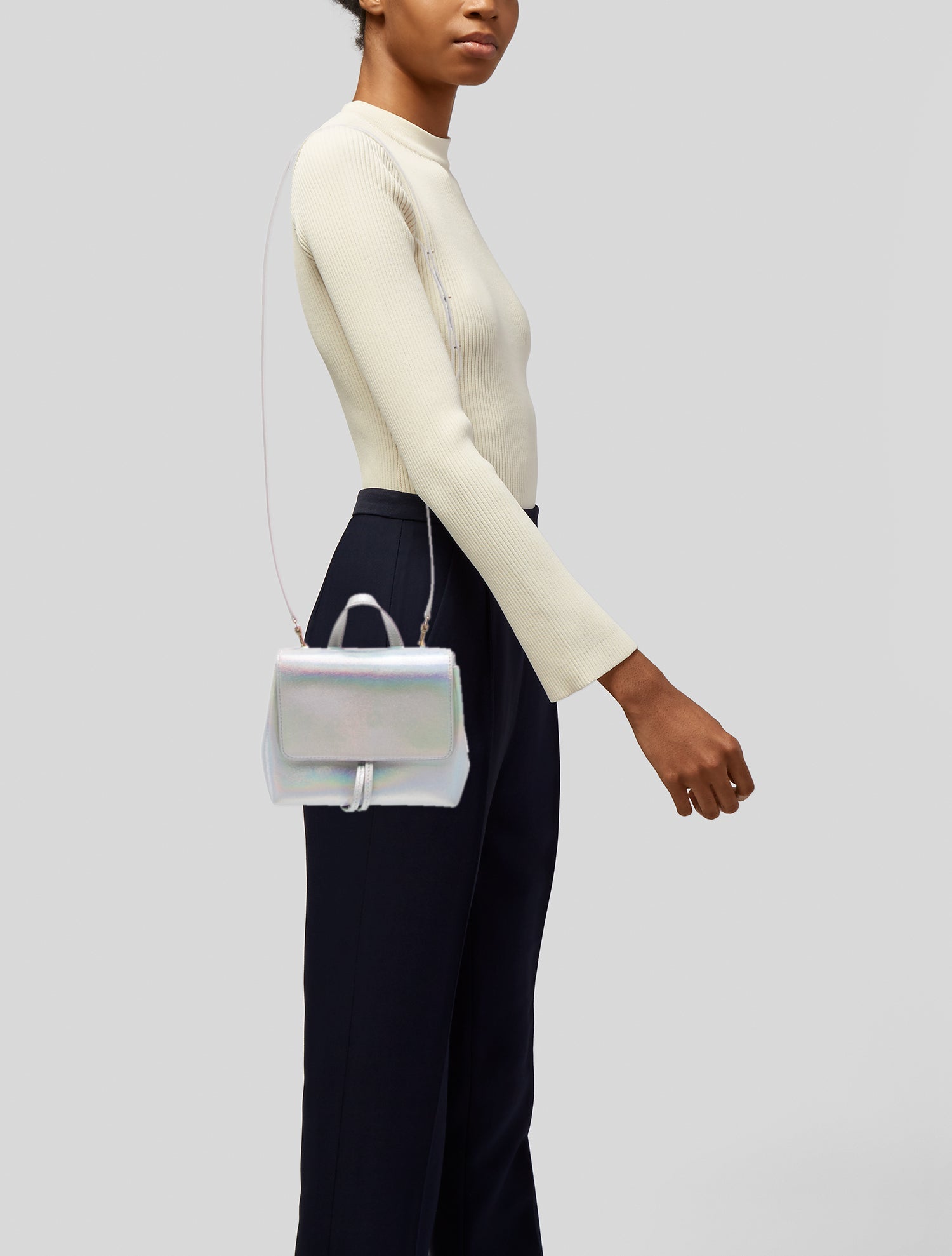 Mansur Gavriel Leather Top Handle Bag