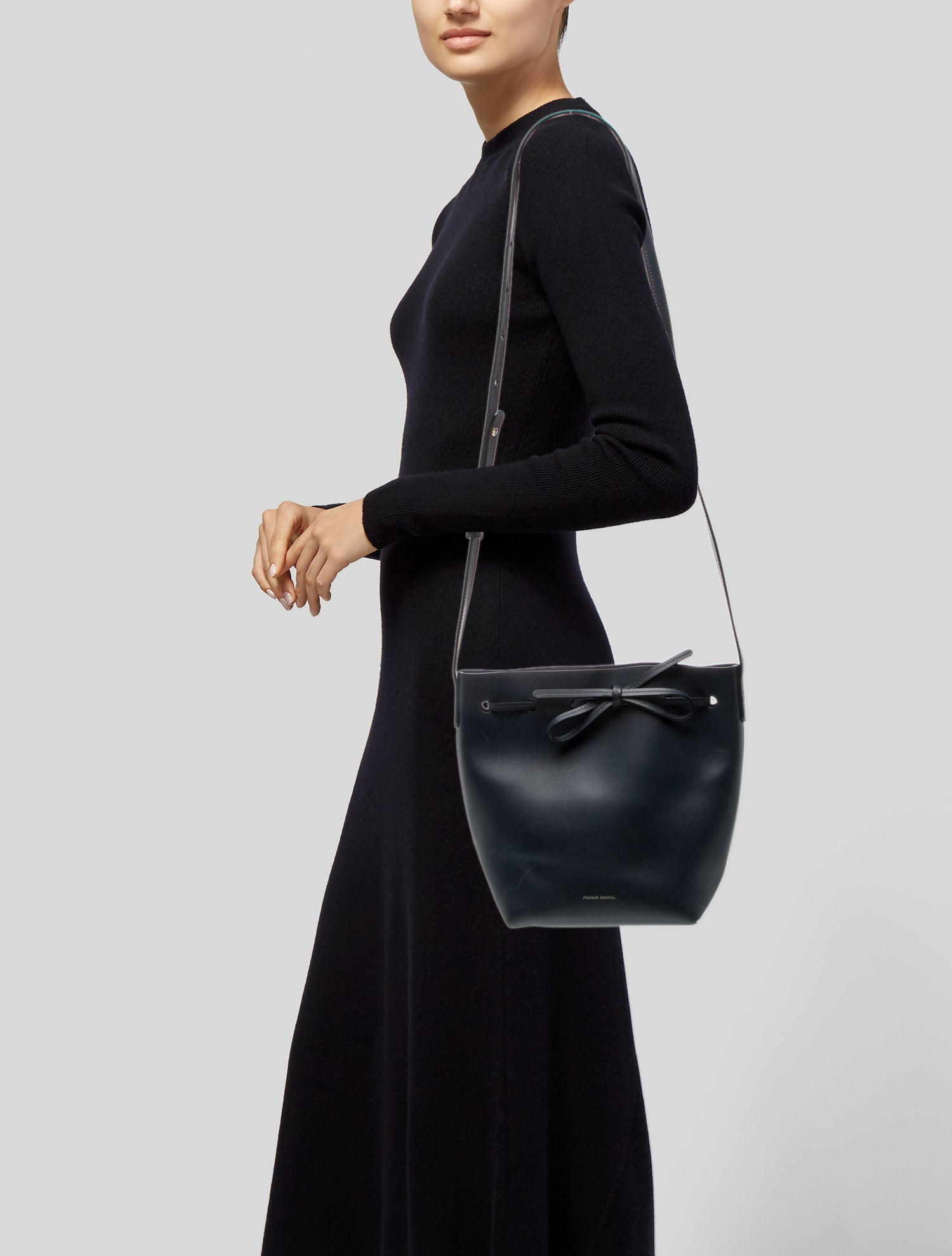 Mansur Gavriel Leather Bucket Bag