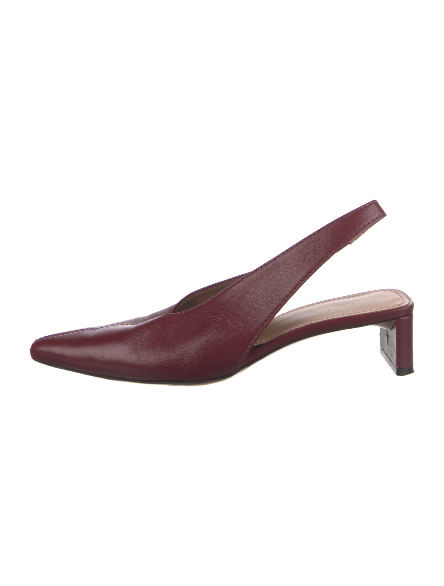 Mansur Gavriel Leather Slingback Pumps