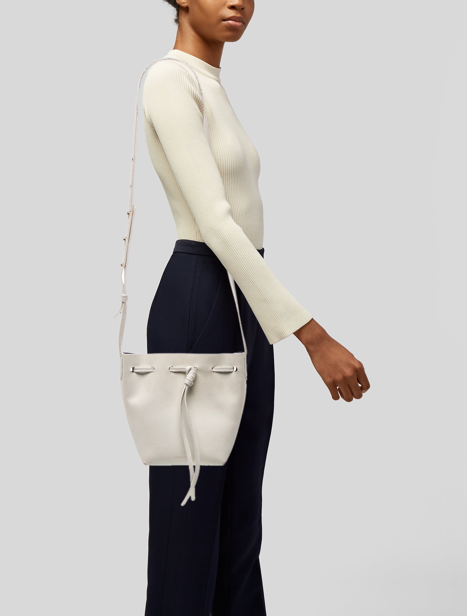 Mansur Gavriel Leather Bucket Bag