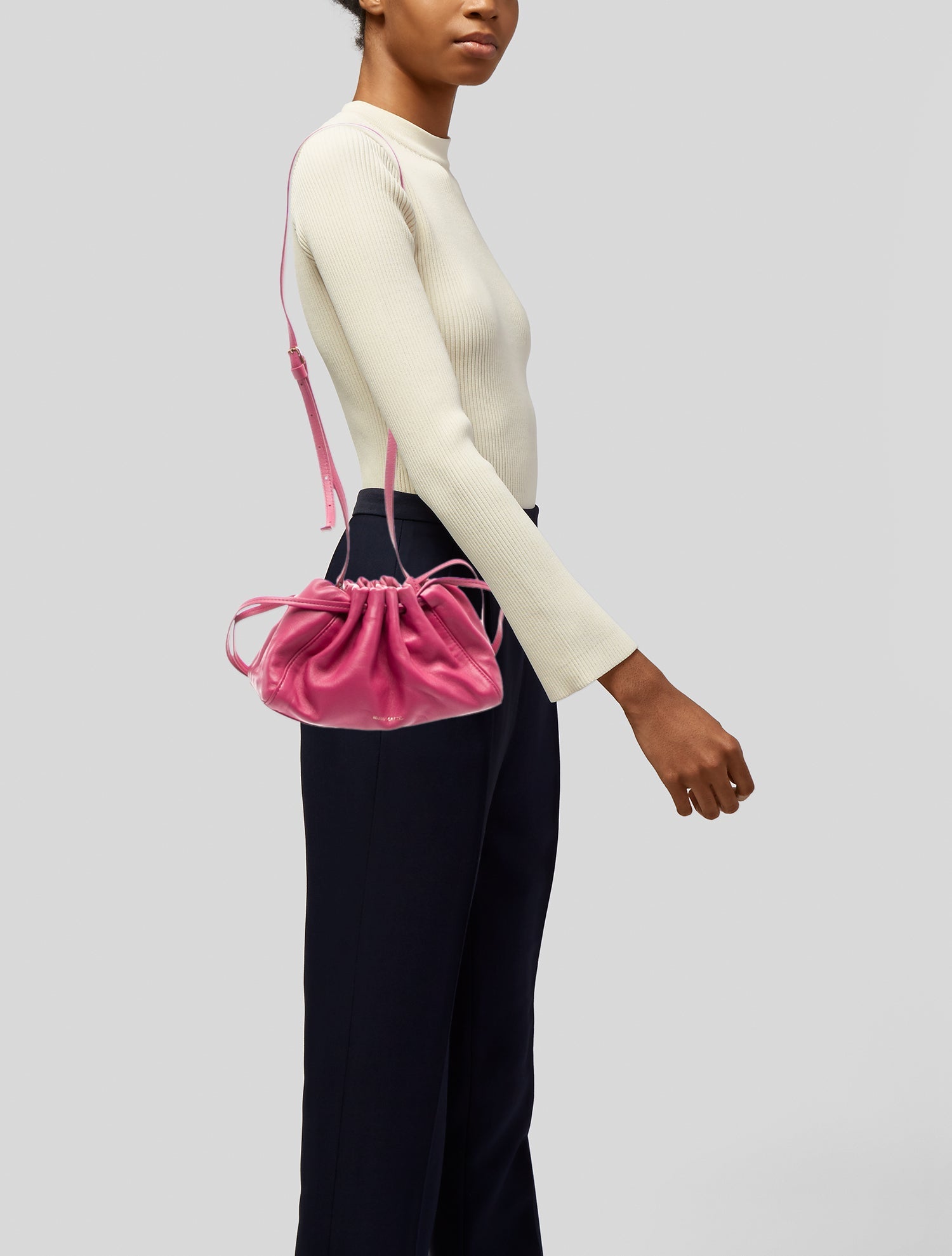 Mansur Gavriel Leather Bucket Bag