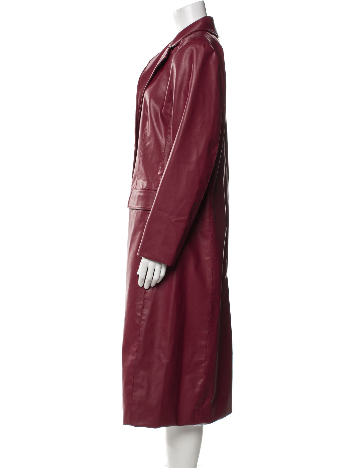 Mansur Gavriel Leather Trench Coat