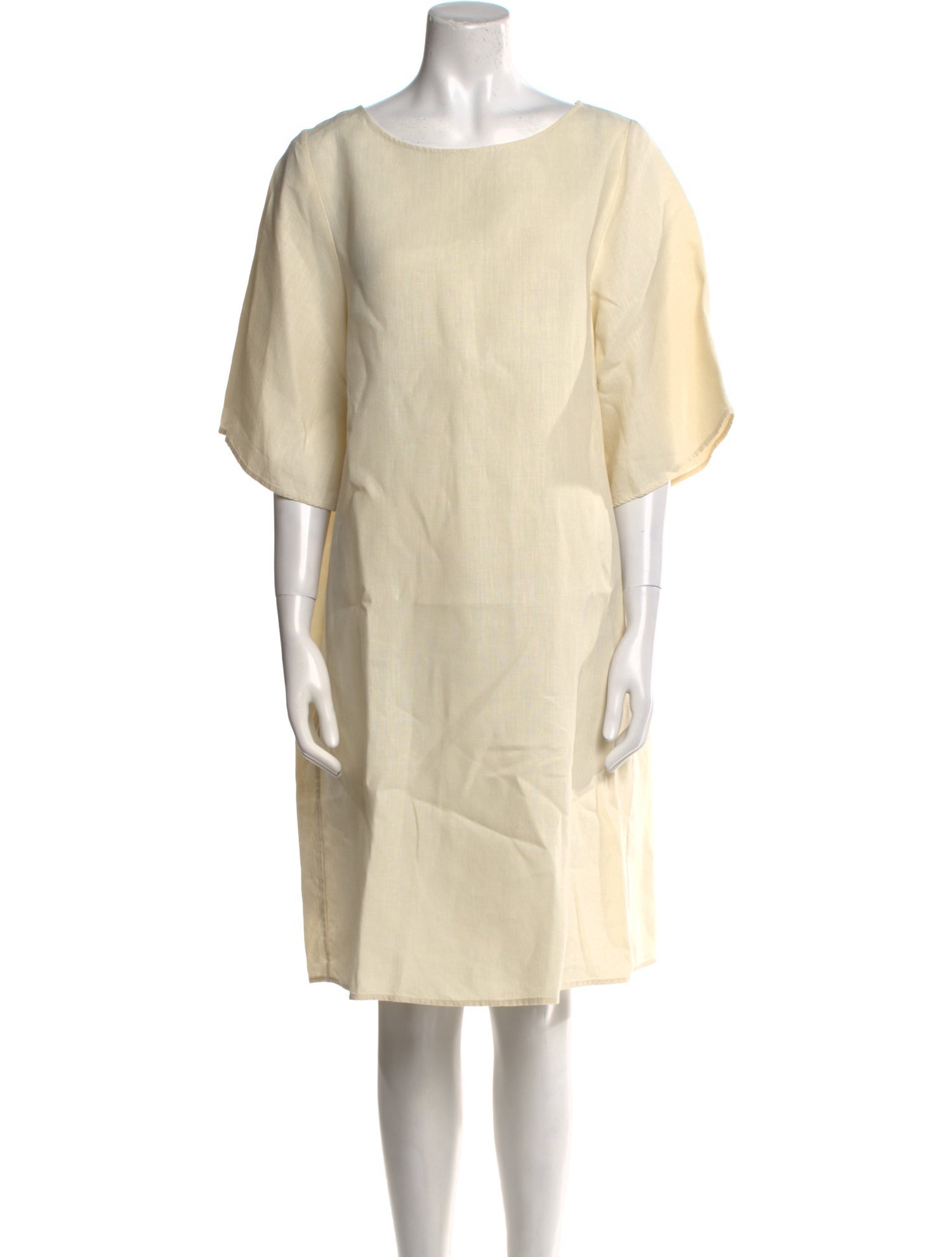 Mansur Gavriel Linen Knee-Length Dress