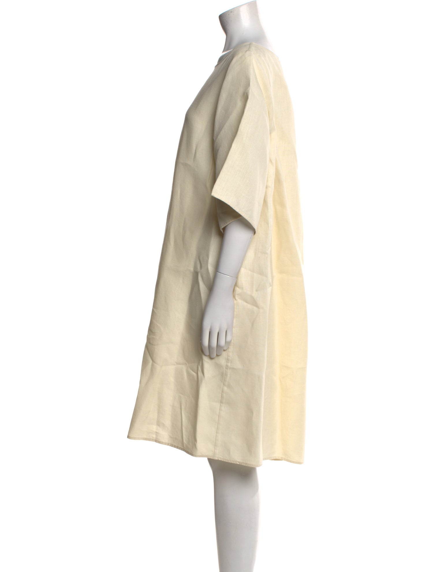 Mansur Gavriel Linen Knee-Length Dress