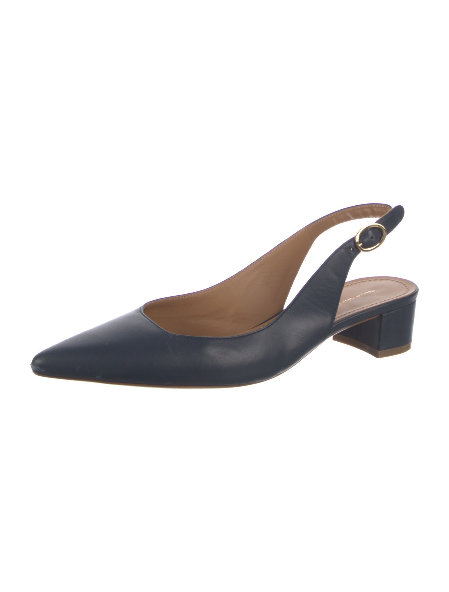 Mansur Gavriel Leather Slingback Flats