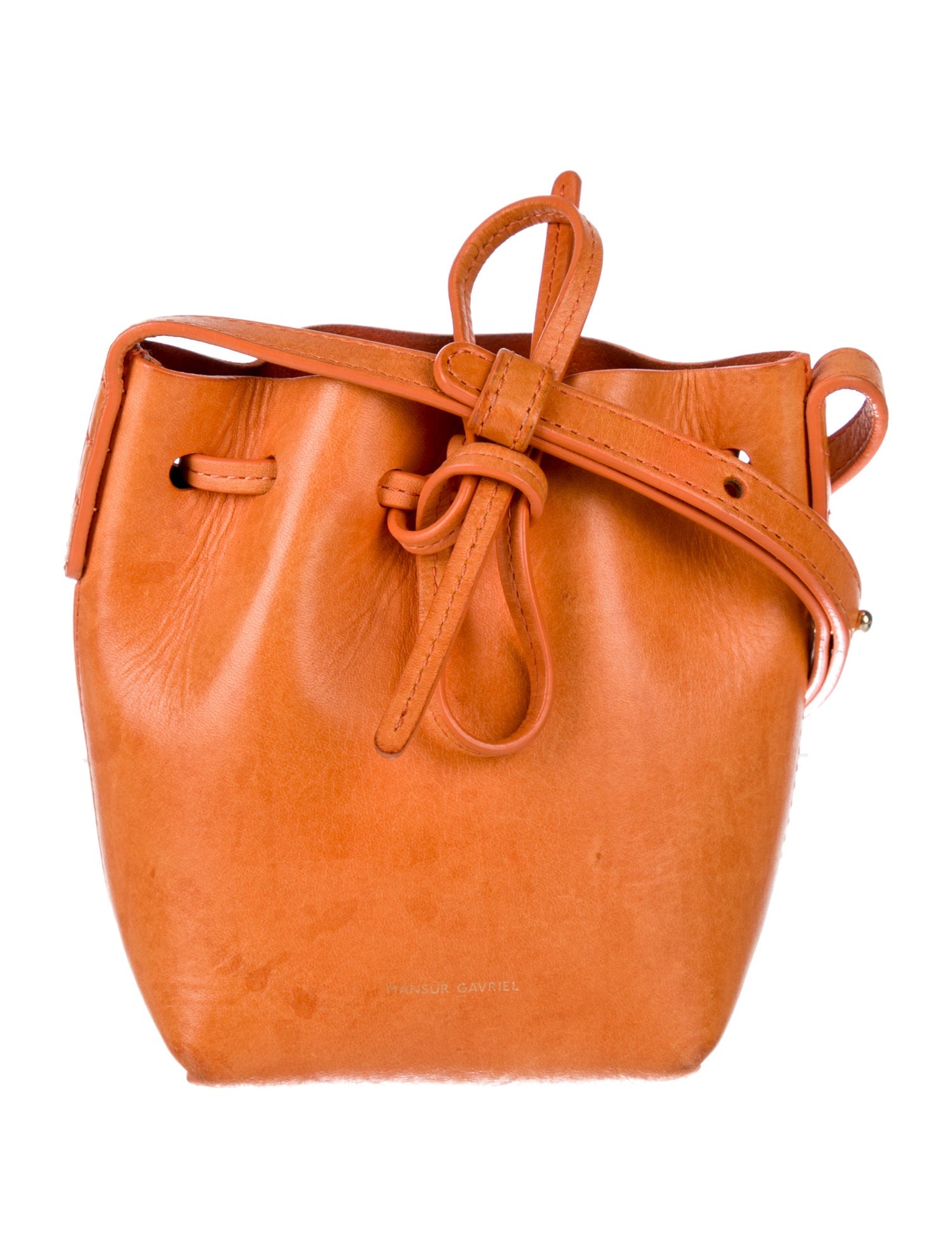 Mansur Gavriel Leather Bucket Bag