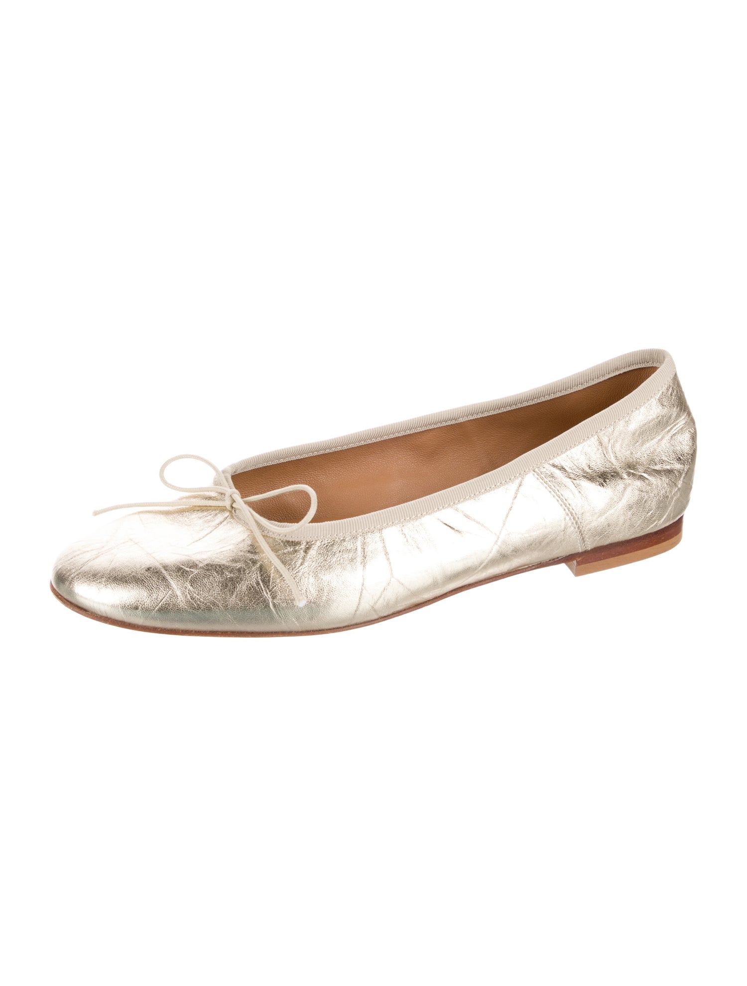 Mansur Gavriel Leather Ballet Flats