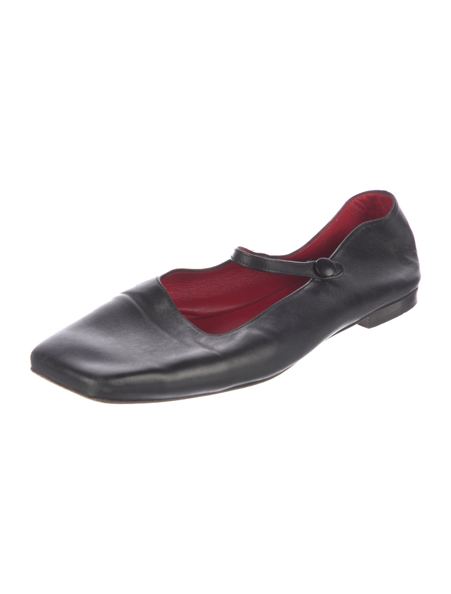 Mansur Gavriel Leather Mary Jane Flats