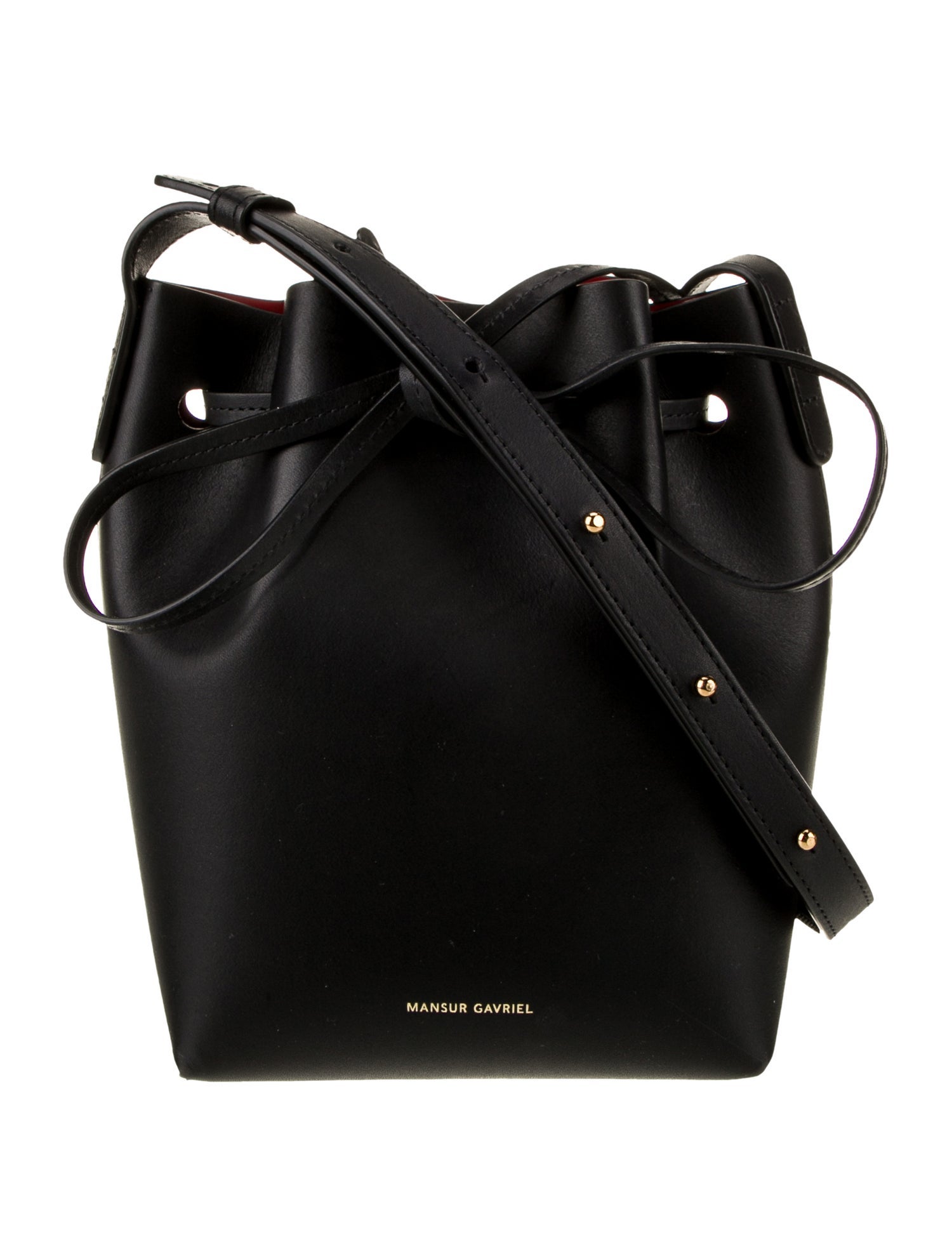 Mansur Gavriel Leather Bucket Bag