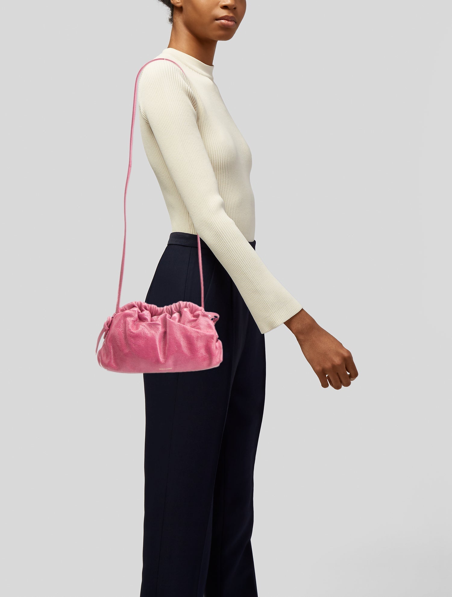 Mansur Gavriel Leather Bucket Bag w/ Tags