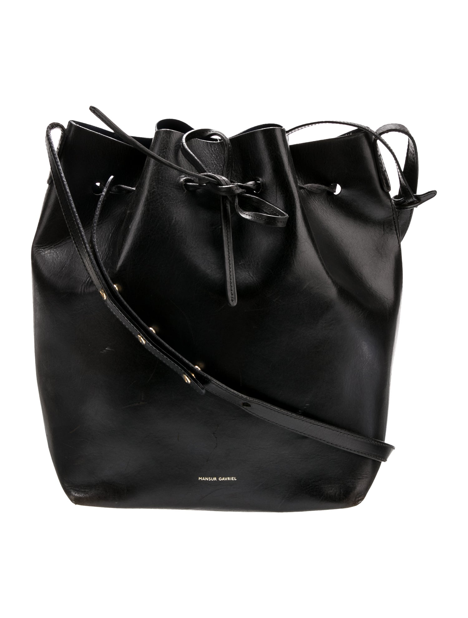 Mansur Gavriel Leather Shoulder Bag