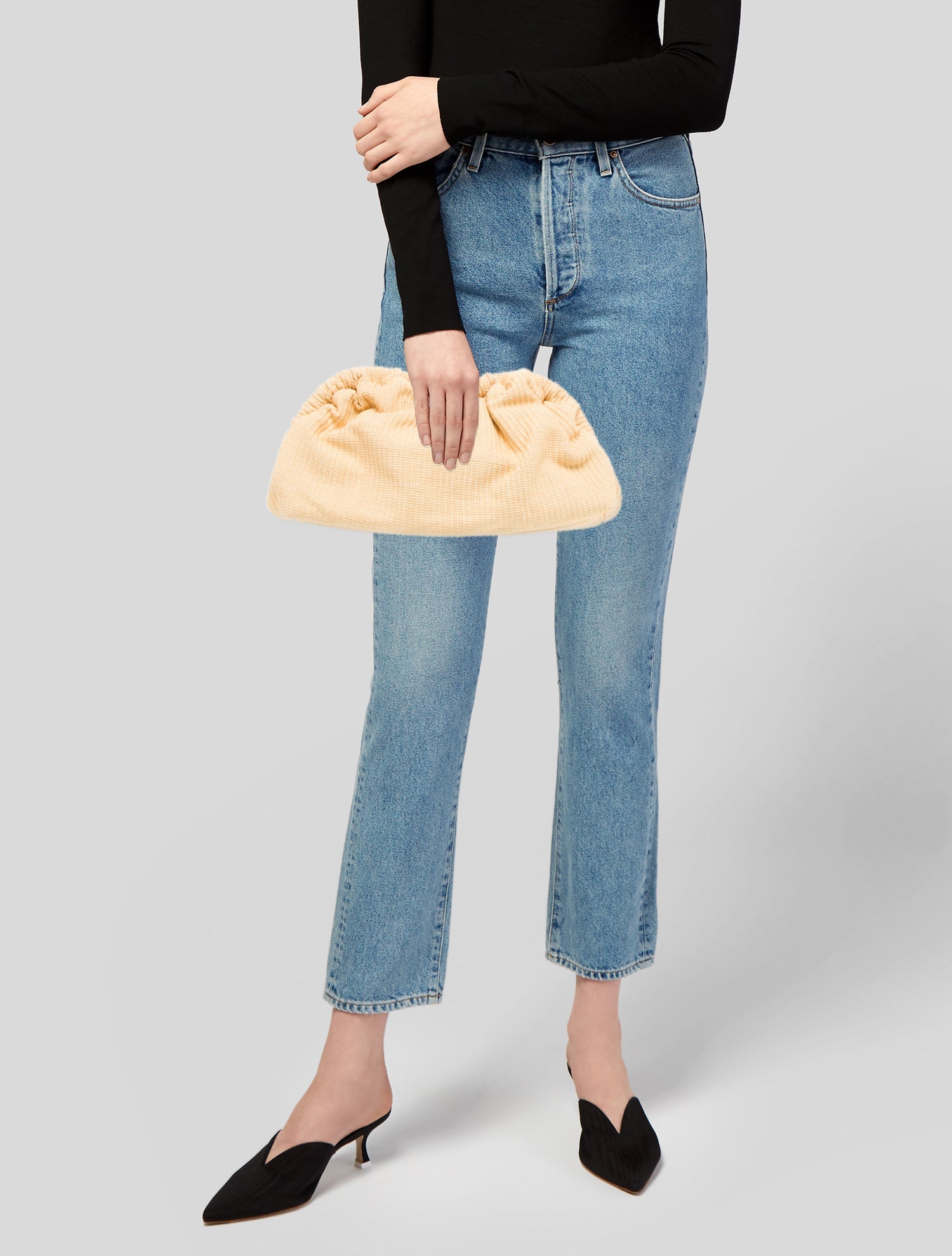 Mansur Gavriel Raffia Evening Bag