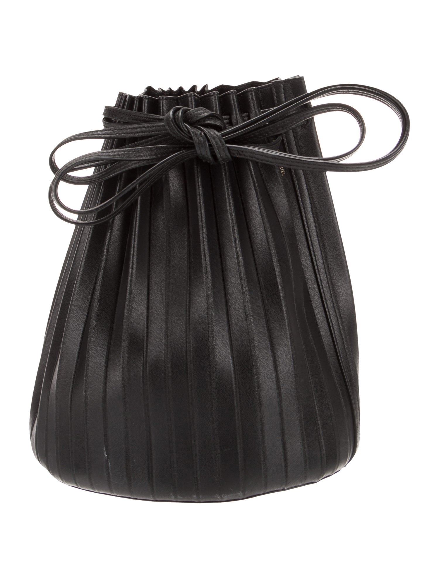 Alexander Wang Mini Roxy Studded Leather Bucket Bag - Burgundy