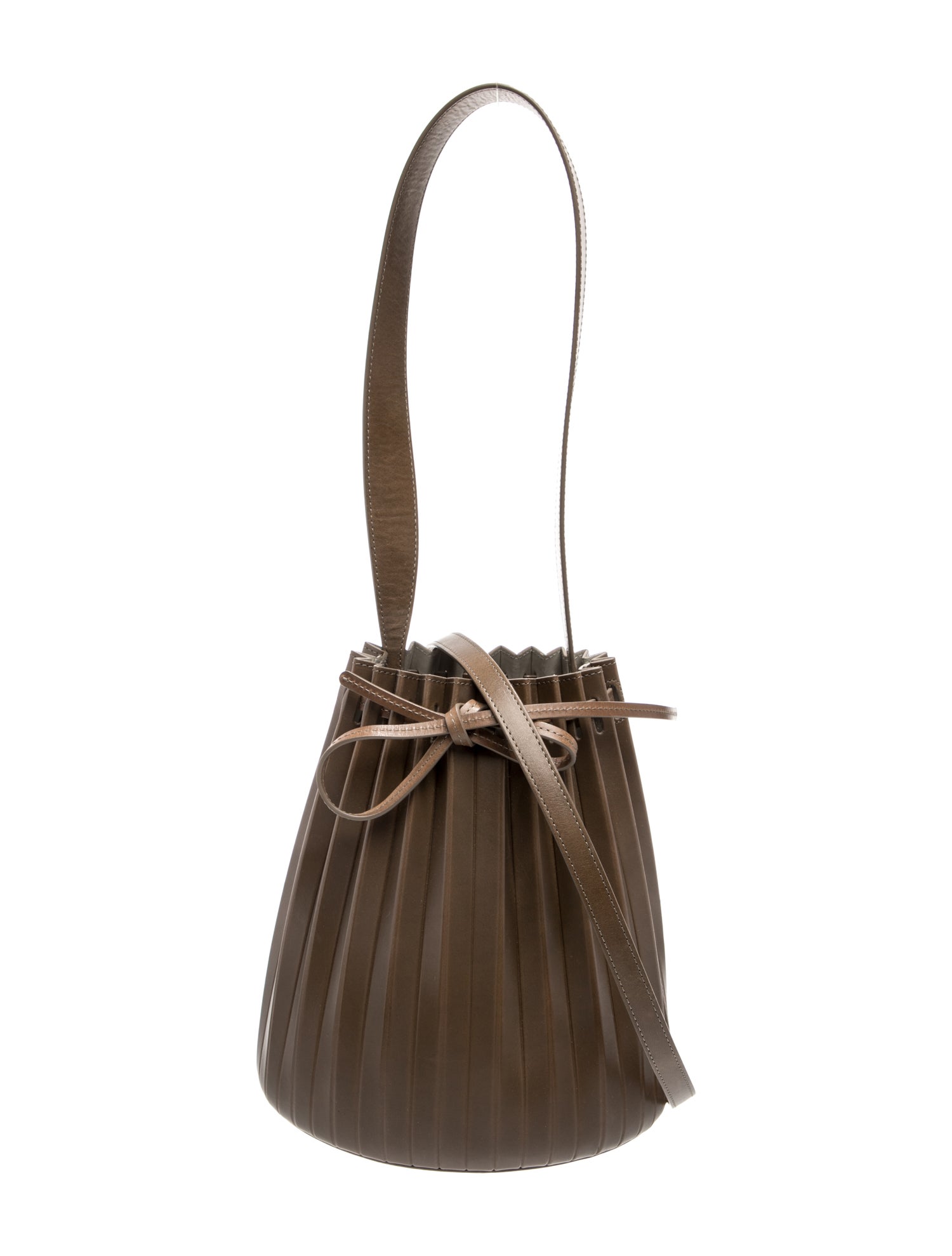 Mansur Gavriel Leather Bucket Bag