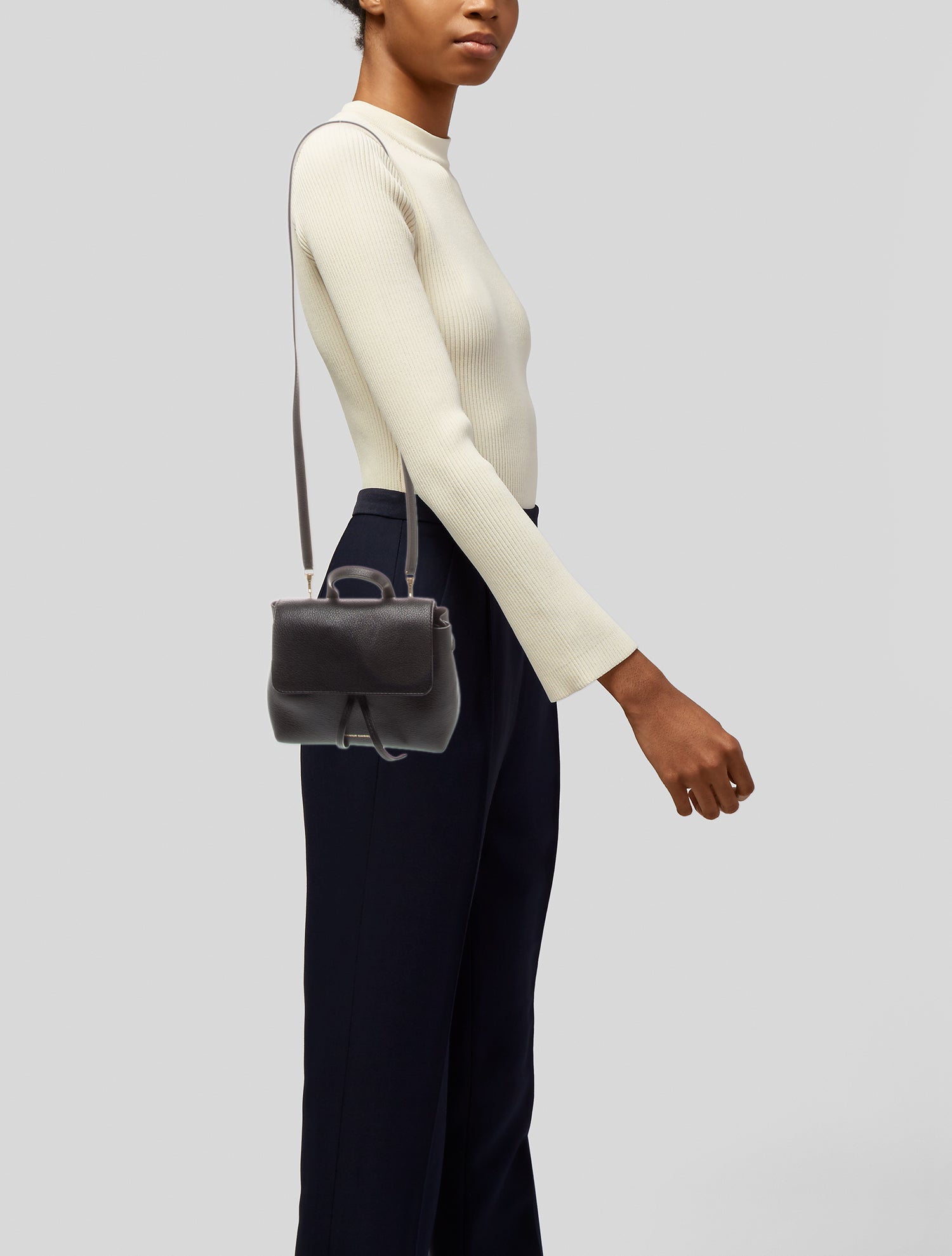 Mansur Gavriel Leather Crossbody Bag
