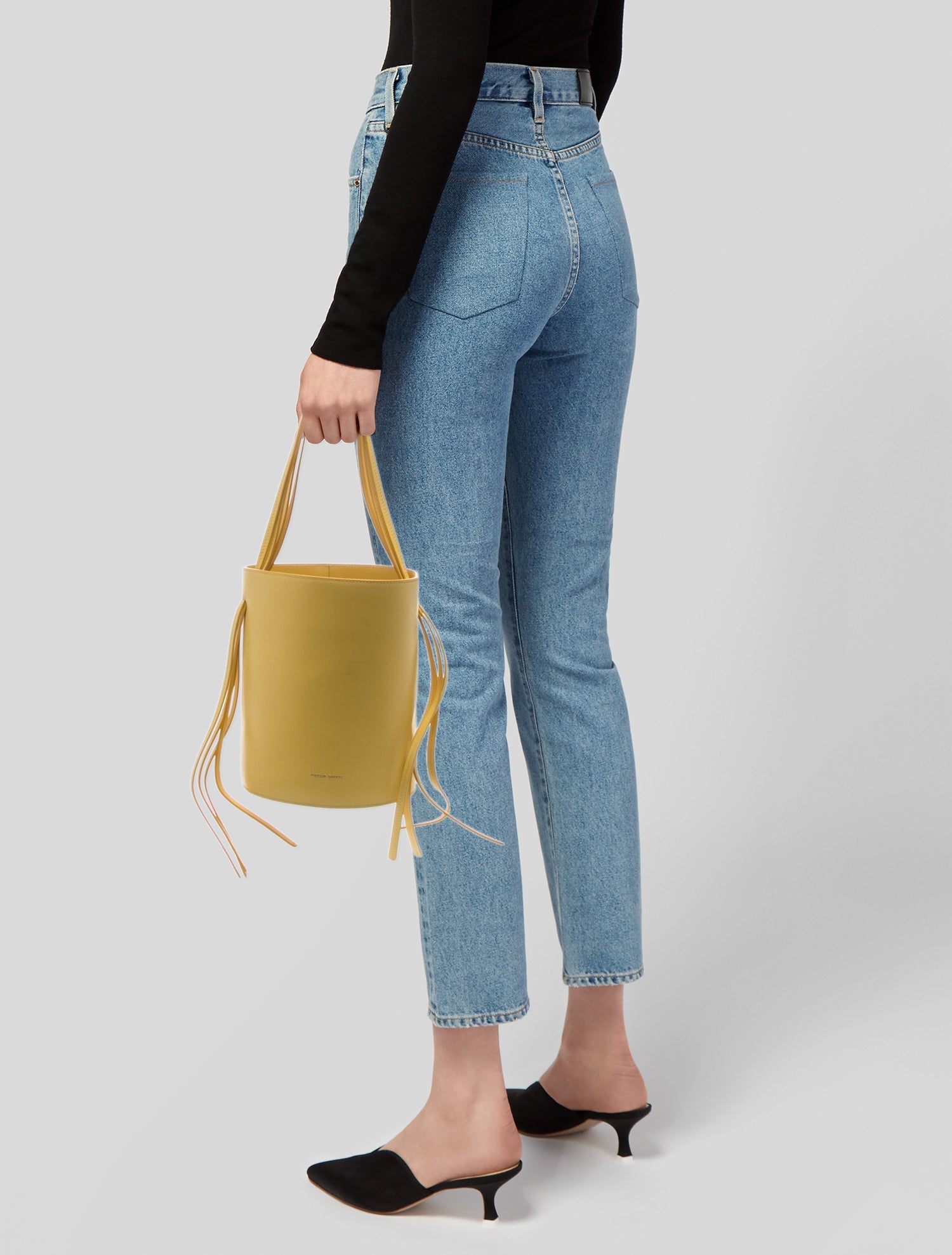 Mansur Gavriel Leather Bucket Bag