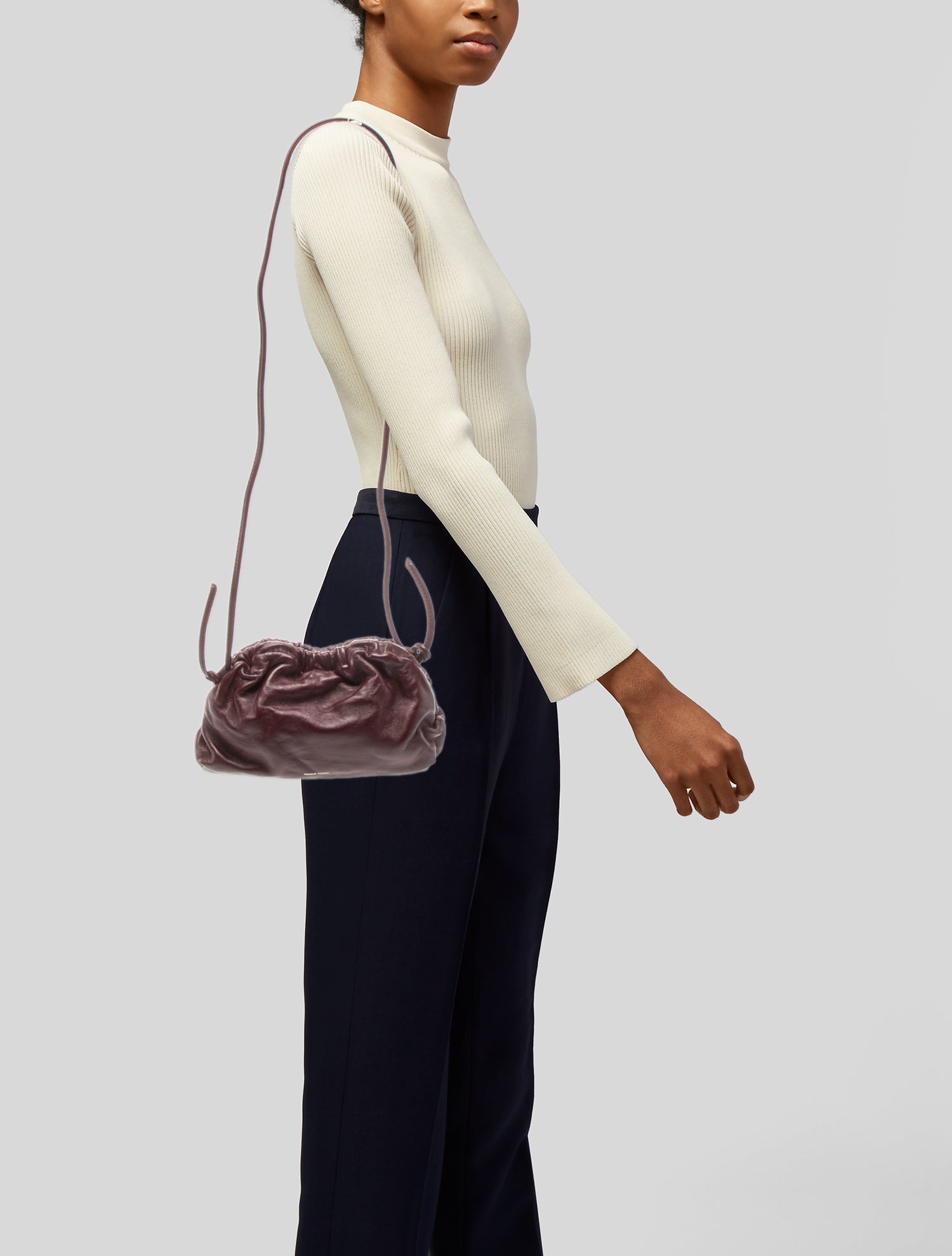値下げ MANSUR GAVRIEL 定番ショルダー ロイヤルブルー 美品 Shop Sale