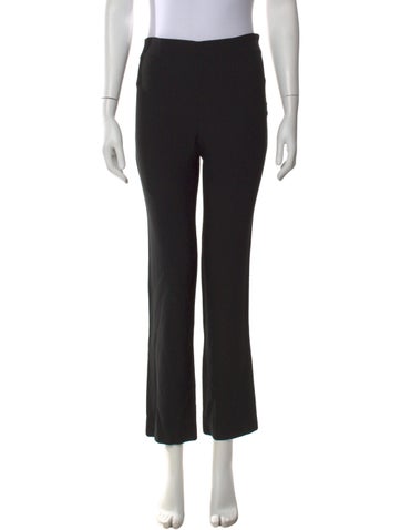 Pre-owned Mansur Gavriel Straight Leg Pants In Black