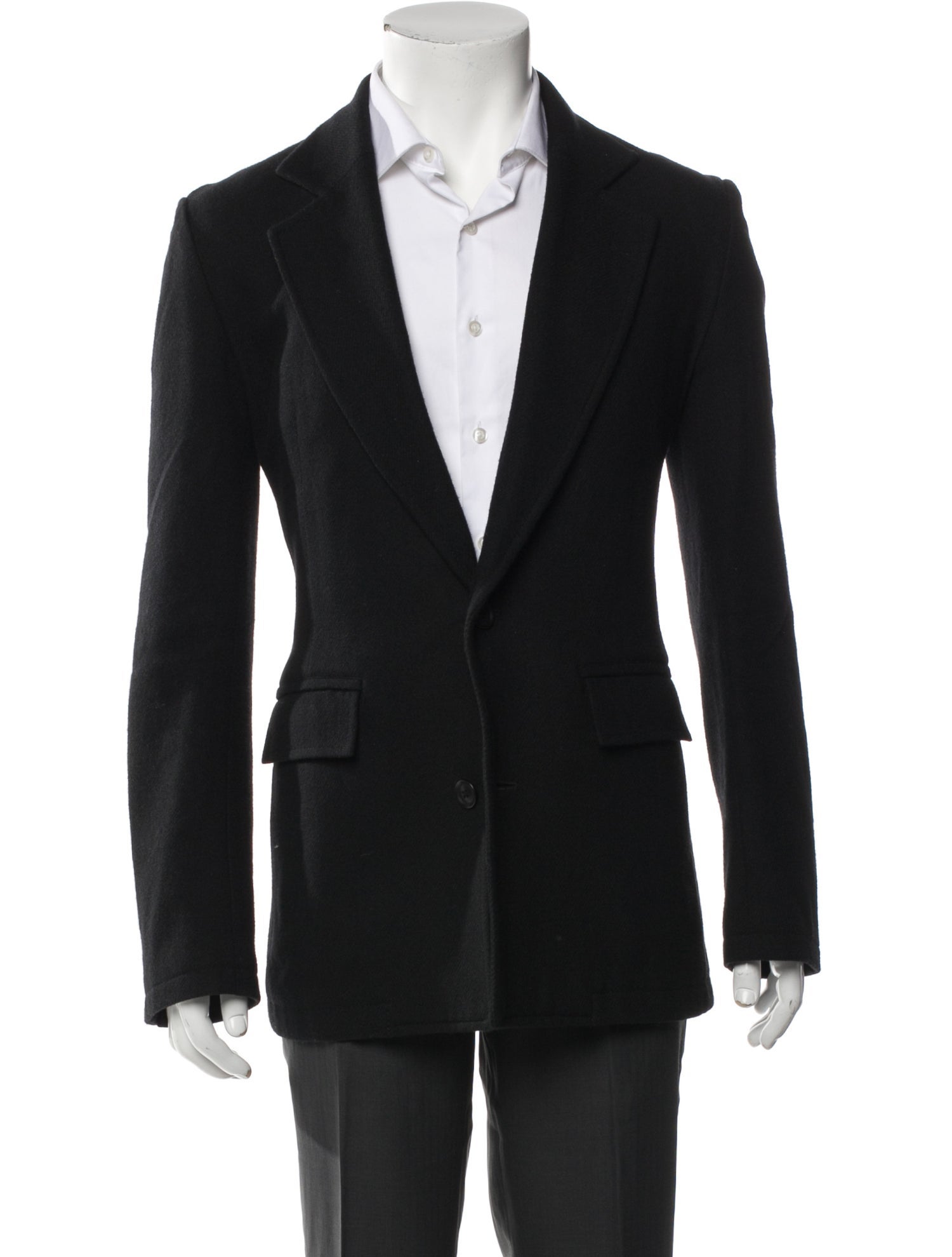 Ground Y by Yohji Yamamoto Wool Peacoat