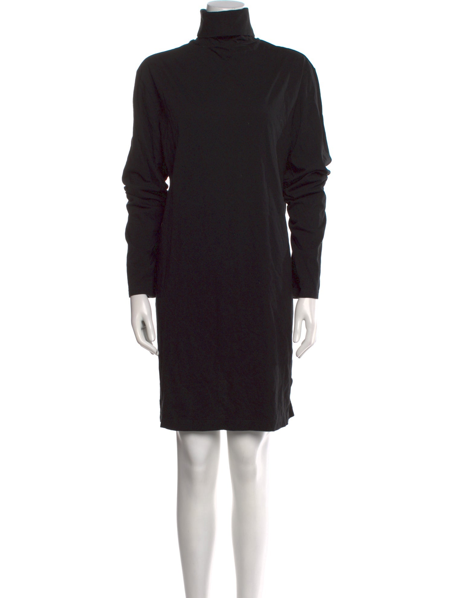 Ground Y by Yohji Yamamoto Turtleneck Mini Dress