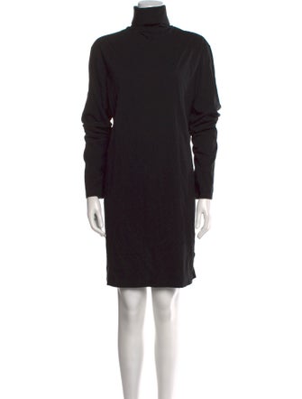 Ground Y by Yohji Yamamoto Turtleneck Mini Dress