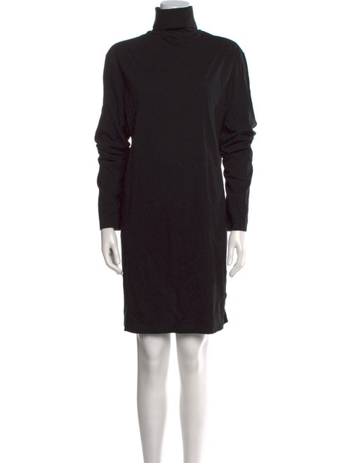 Ground Y by Yohji Yamamoto Turtleneck Mini Dress