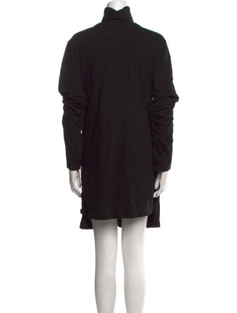 Ground Y by Yohji Yamamoto Turtleneck Mini Dress