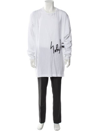 Ground Y by Yohji Yamamoto Graphic Print Crew Neck T-Shirt