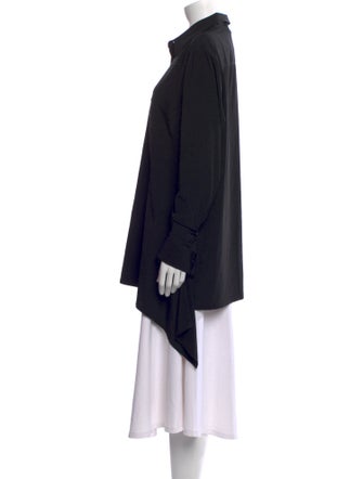 Ground Y by Yohji Yamamoto Silk Long Sleeve Tunic