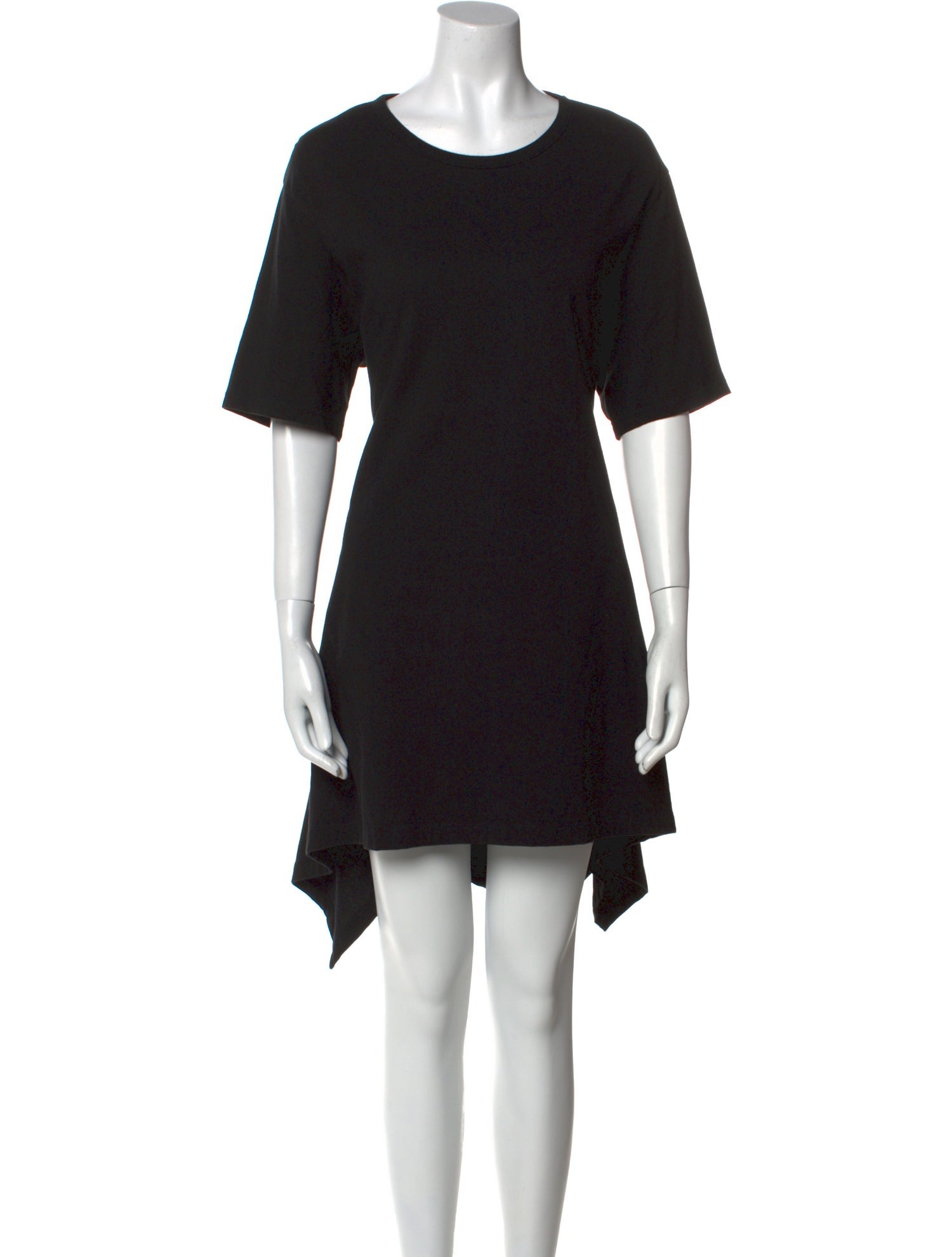 Ground Y by Yohji Yamamoto Scoop Neck Mini Dress