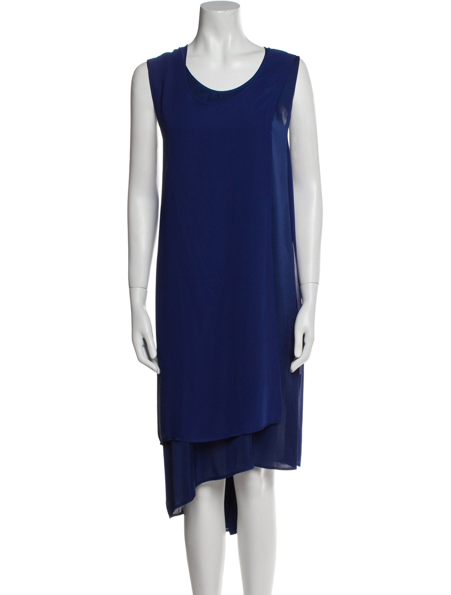 Ground Y by Yohji Yamamoto Scoop Neck Long Dress