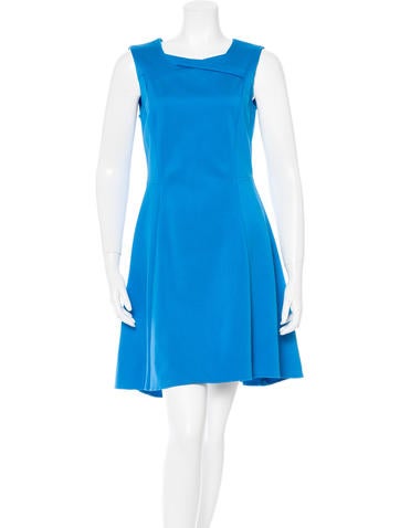 Halston Heritage Surplice Mini Dress