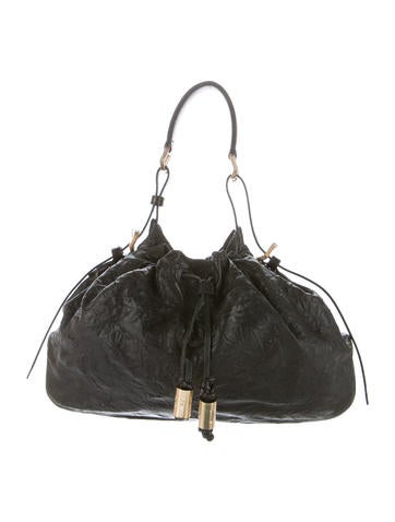 Halston Heritage Textured Leather Satchel