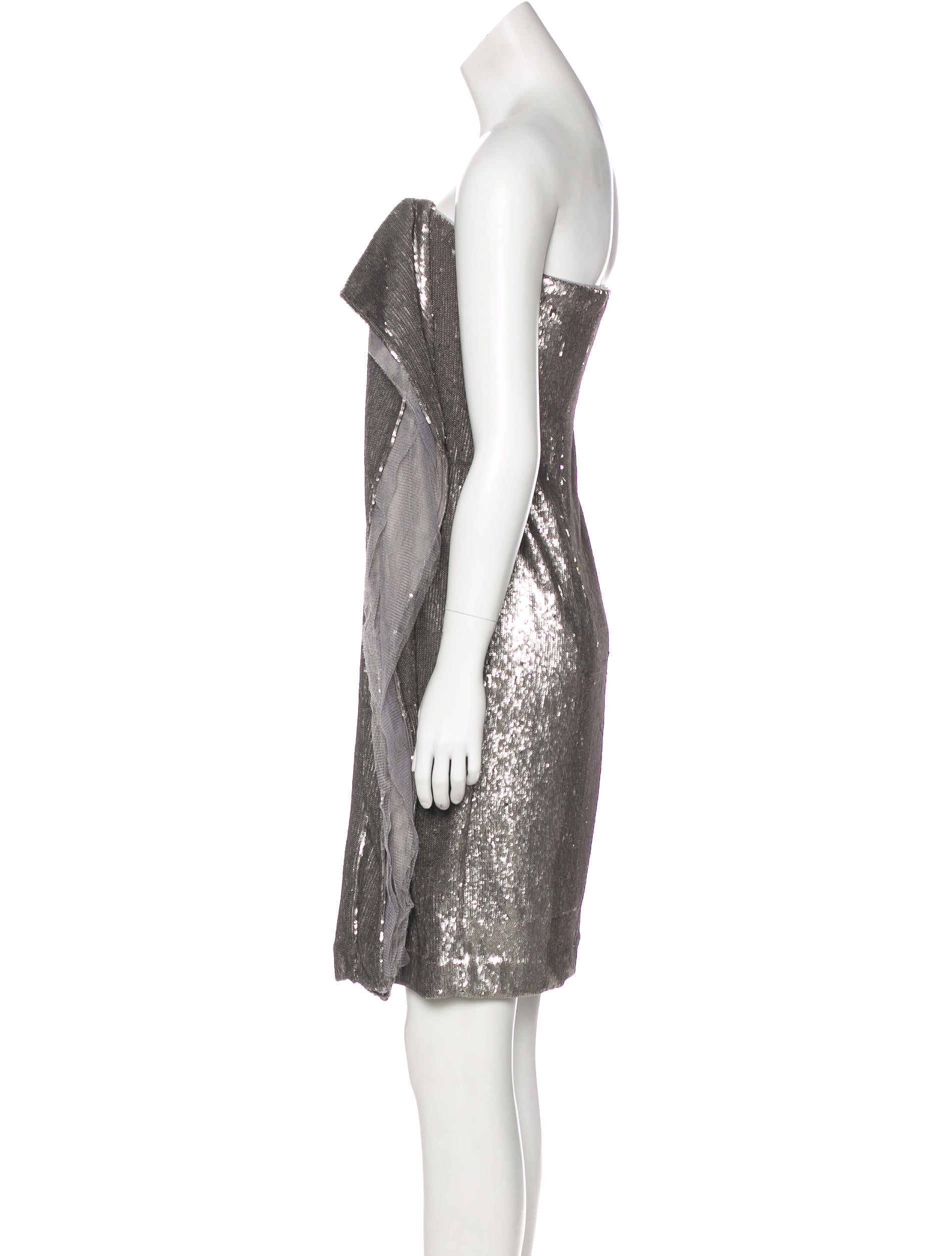 Halston Heritage Sequin Mini Dress