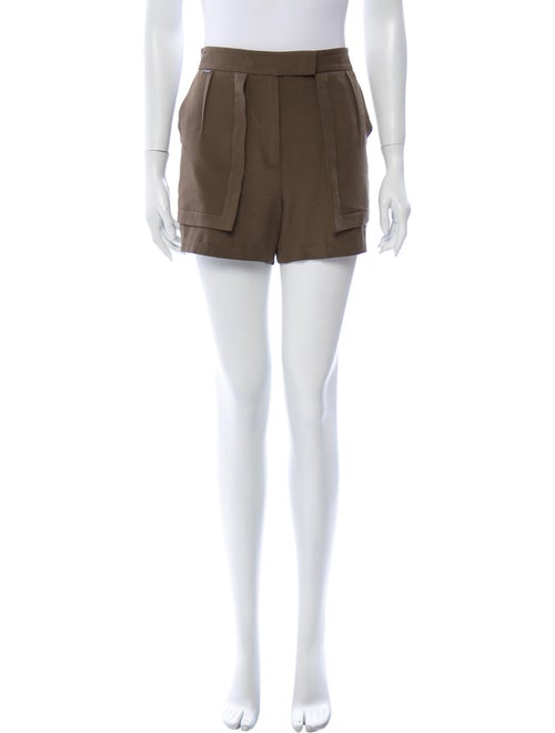 Halston Heritage Mini Shorts Green
