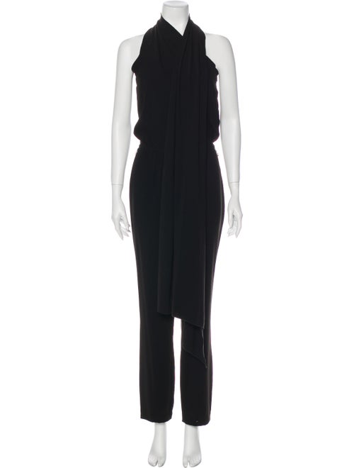 Halston Heritage Halterneck Jumpsuit Black