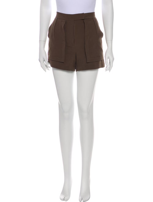 Halston Heritage Mini Shorts Green