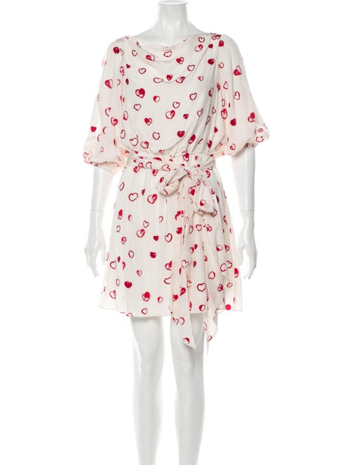 Halston Heritage Silk Mini Dress