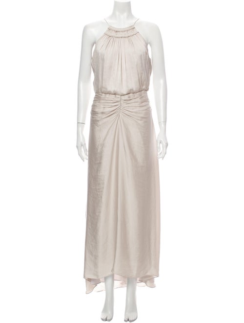 Halston Heritage Halterneck Long Dress