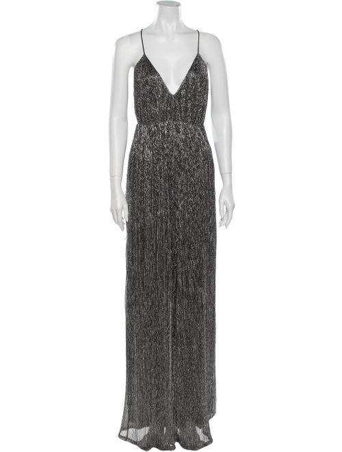 Halston Heritage V-Neck Jumpsuit Black