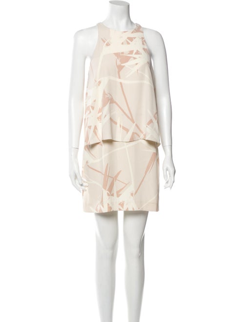 Halston Heritage Printed Mini Dress
